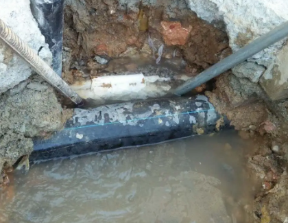 织金测漏水之水管漏水
